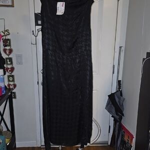 Macy's Black Patterned Fabric